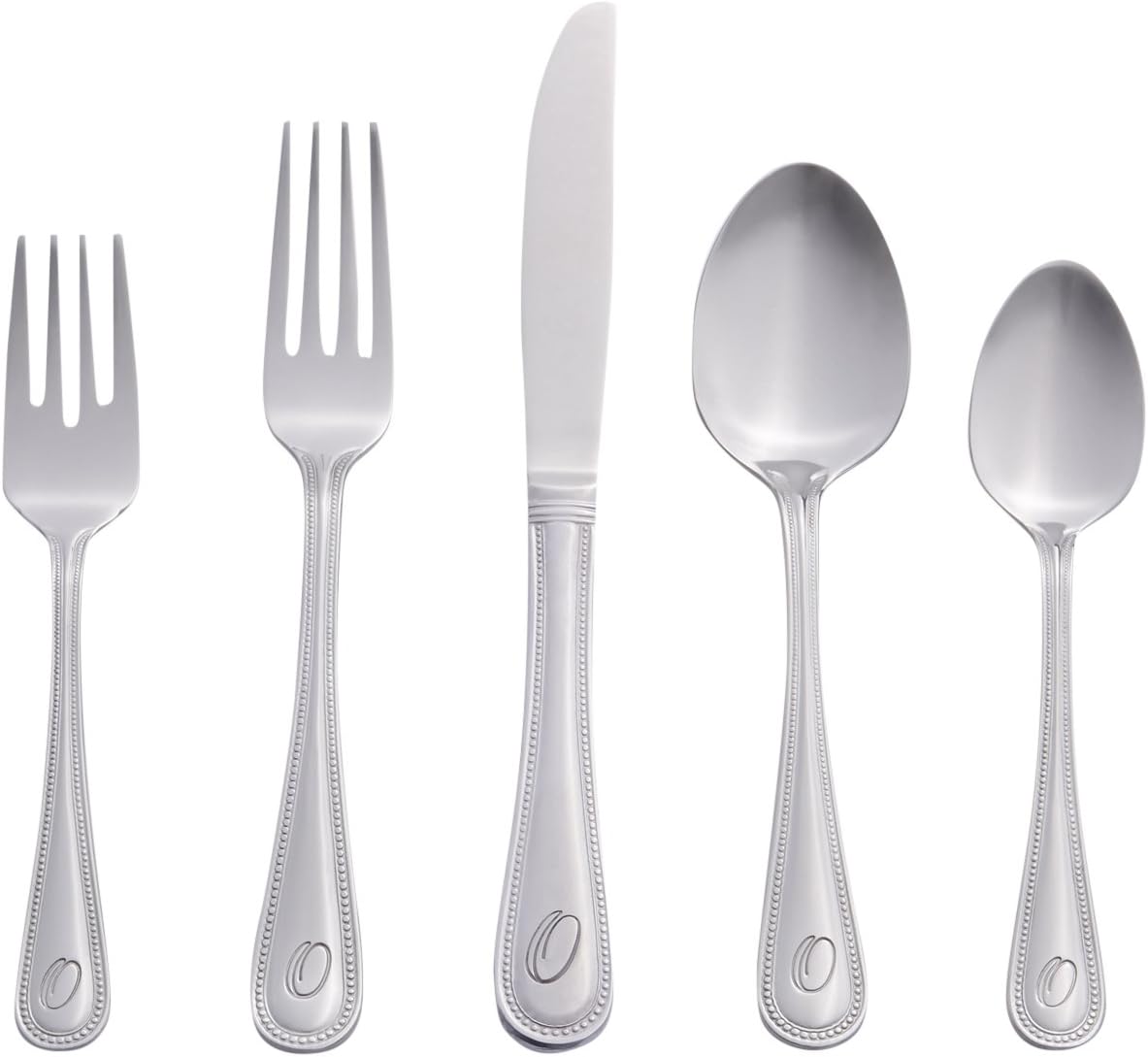 MyTrendShopper's tweet image. amzn.to/470Jh7g
RiverRidge Monogrammed Beaded Flatware Set - O - 46-Piece Silverware with Custom Letter Stamp, 18/0 Stainless Steel Utensils Set for Daily Use &amp;amp; Special Occasions - Dishwasher Safe, Versatile Design

#FlatwareSet #SilverwareSet #UtensilSet