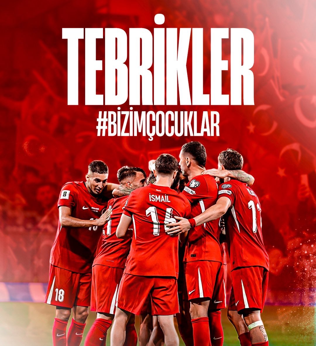 💥 MAÇ SONUCU | Bulgaristan 1-6 Türkiye 🇹🇷

⚽ 11' Arda Güler
⚽ 13' R. Kirilov
⚽ 49' V. Popov (KK)
⚽ 51' Kenan Yıldız
⚽ 56' Kenan Yıldız
⚽ 65' Zeki Çelik
⚽ 90+3' İrfan Can Kahveci

Tebrikler Bizim Çocuklar 🇹🇷🇹🇷