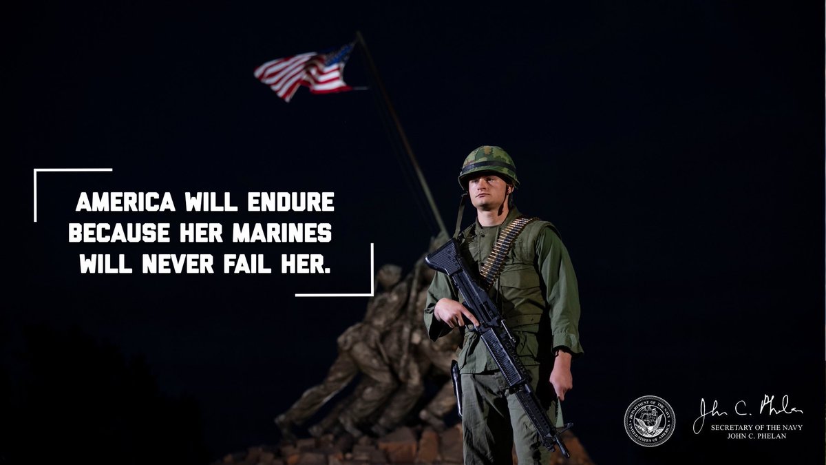 SECNAV's tweet image. 