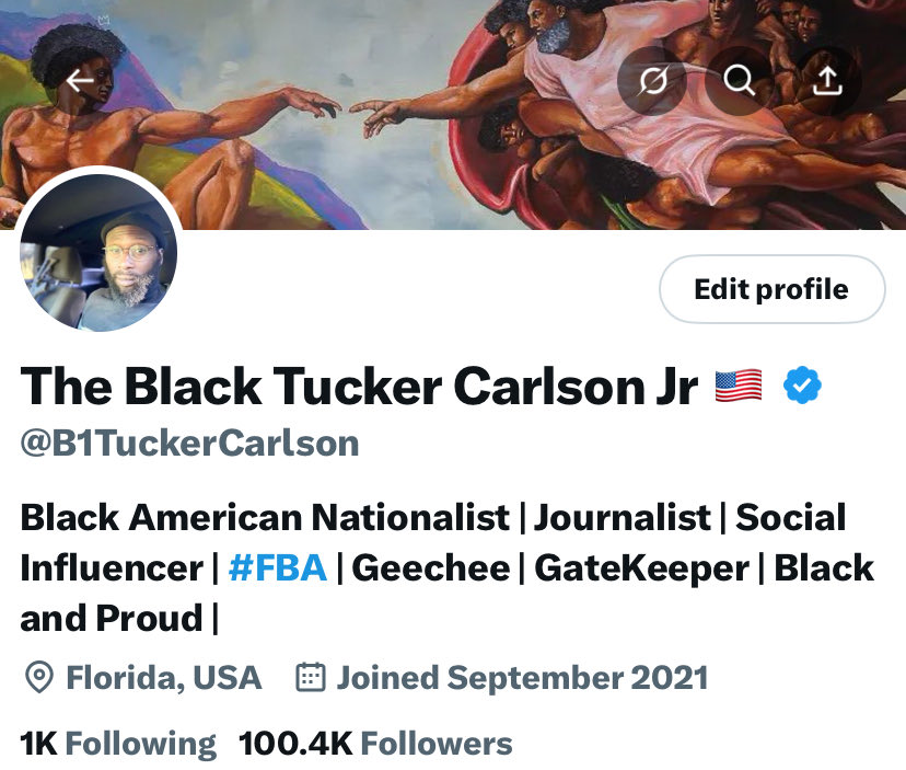 The Black Tucker Carlson Jr 🇺🇸 tweet media