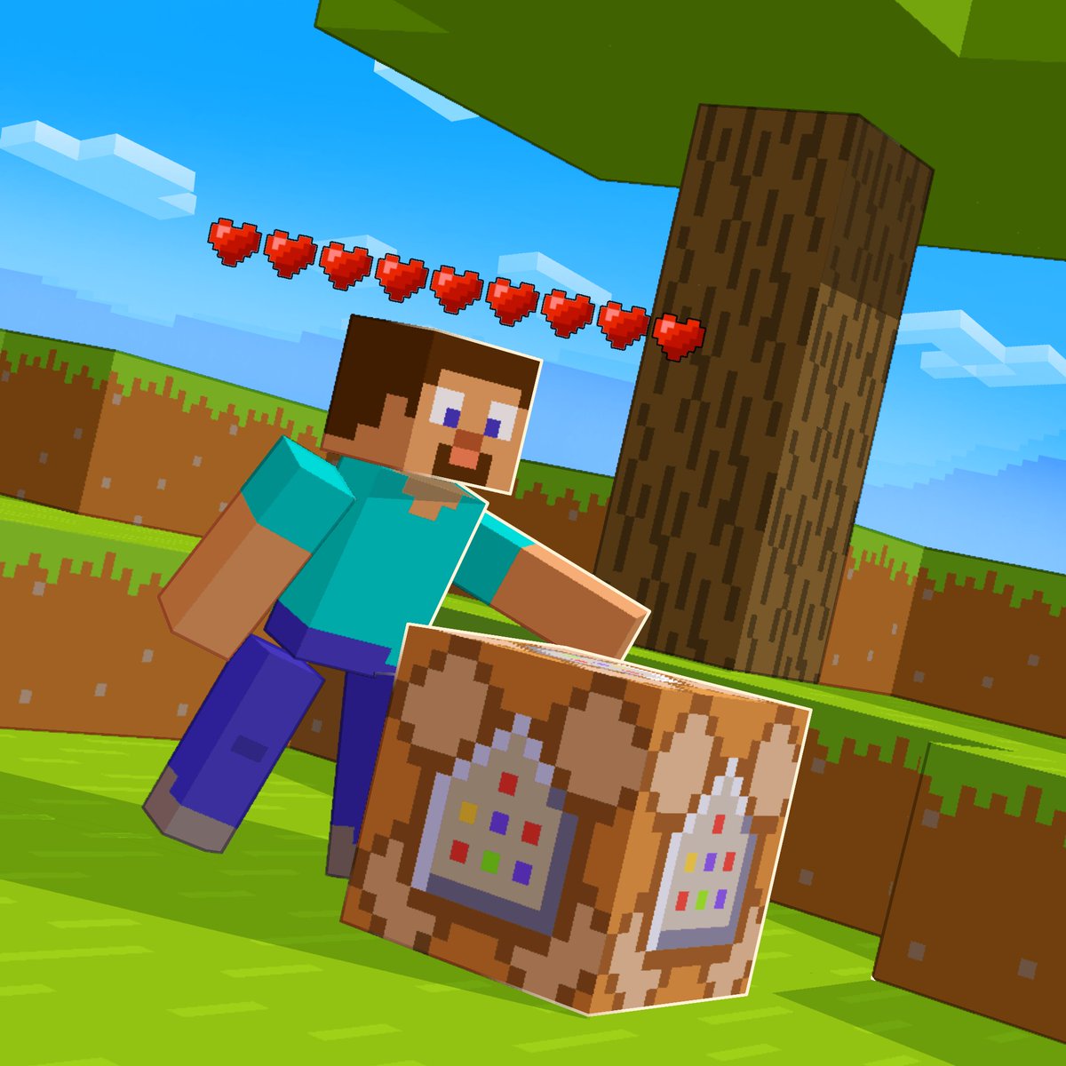 Render :D,

#Minecraft #Blockbench #minecraftart <a href="/cmlcreators/">CML (Comunidad de Minecraft Latam)</a>