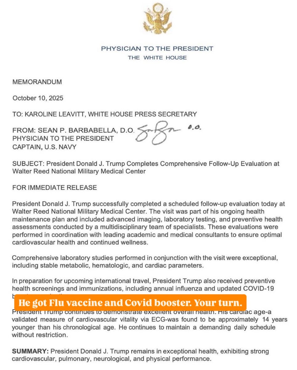 👋🏽 Doctor here: 
One decision I agree with. Get your flu vaccine and covid booster! #flu #covid #vaccineswork