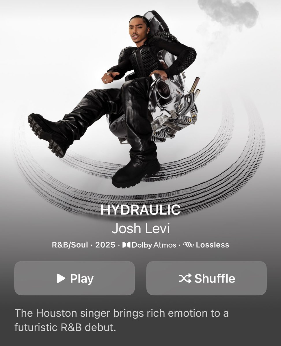 ThereGoTerry's tweet image. Just finished my first listen to this Josh Levi album, and MAN! 🔥 everything from the vocals, to the production was great! There was something so futuristic yet nostalgic about this album without TRYING to be nostalgic. Absolute replay value on this! It was no skips for me. 🤌🏾