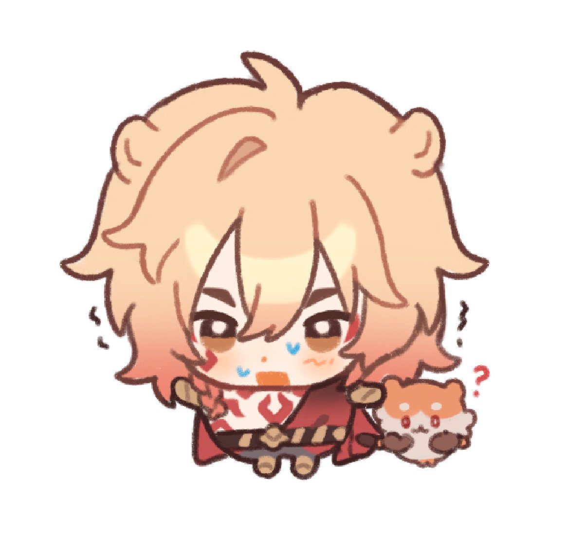 He’s a little scared be nice to him pls