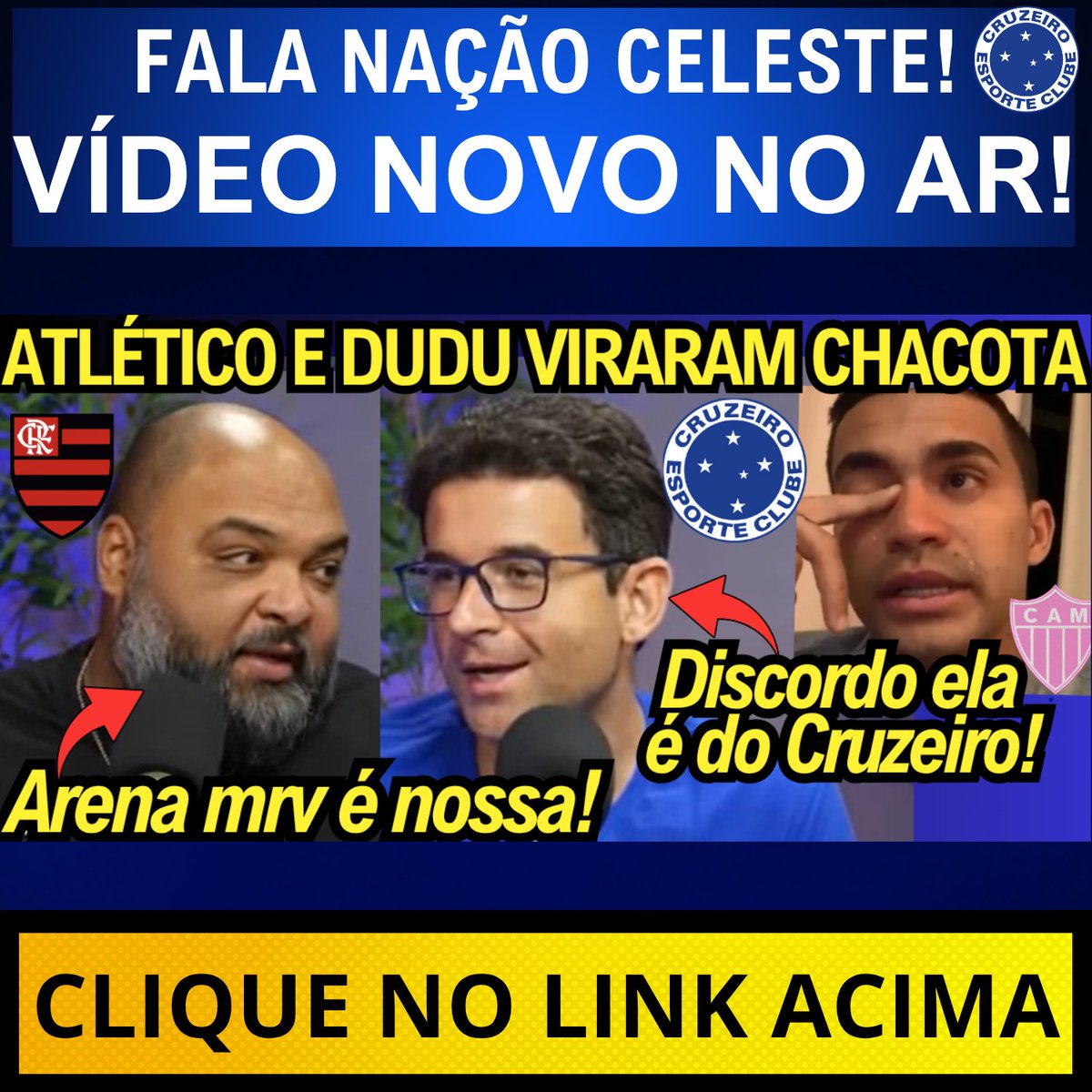 🦊BETO JUNIOR e SAMUEL VENÂNCIO ZOAM o ATLÉTICO-MG e o DUDU! É MUITA CHACOTA! NINGUÉM RESPEITA MAIS!
youtu.be/ly91ZoQD9UI
