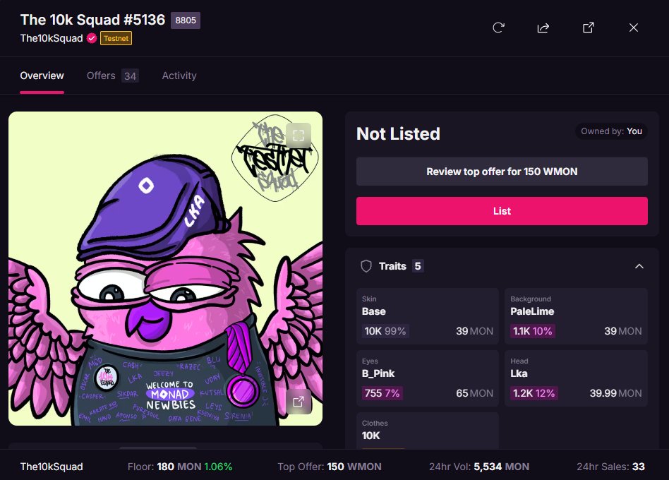 XRothenbergenX's tweet image. Breathe in profits, breathe out FUD 😌
Don’t panic, just HODL it 🌿 @the10kSquad @monad @MEonMonad
The future belongs to the patient.
#HODLMode #CryptoVibes #JustHODLIt