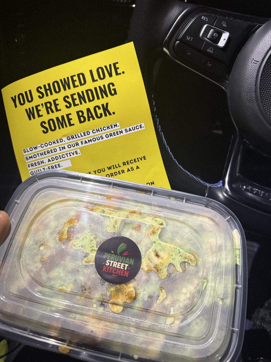 Got the goods 😋 <a href="/PSK_UKI/">Peruvian Street Kitchen</a>