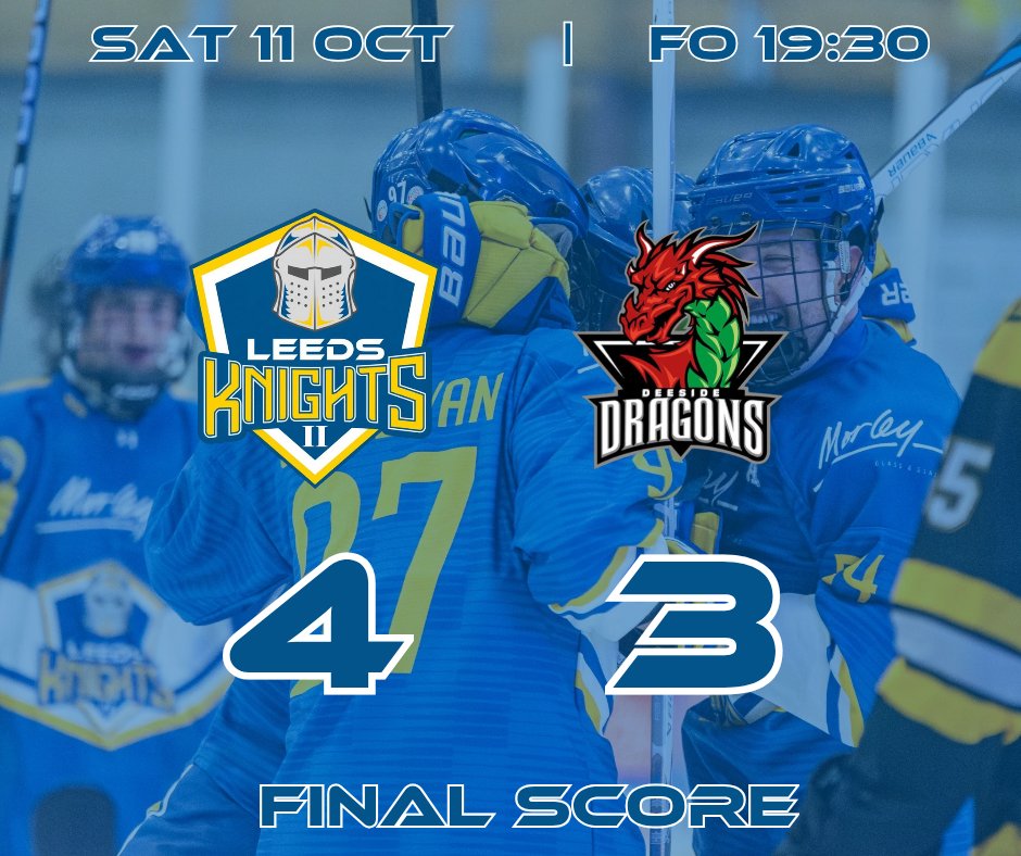 End of game here at the Castle and it's a WIN for your Leeds Knights II 🎉

#WeAreKnights