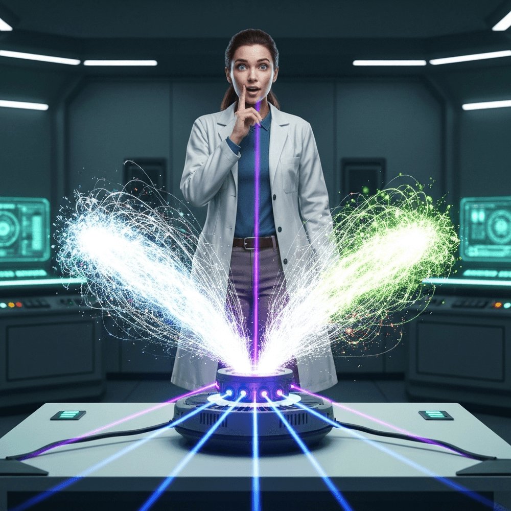QuirkScience's tweet image. Ever wish you could do stadium-sized particle physics in your own lab? 🤯 Scientists just used lasers to create powerful muon beams, making big science way more accessible! Get ready, curious minds – the universe just got a little closer to home. #QuirkScience #ParticlePhysics…