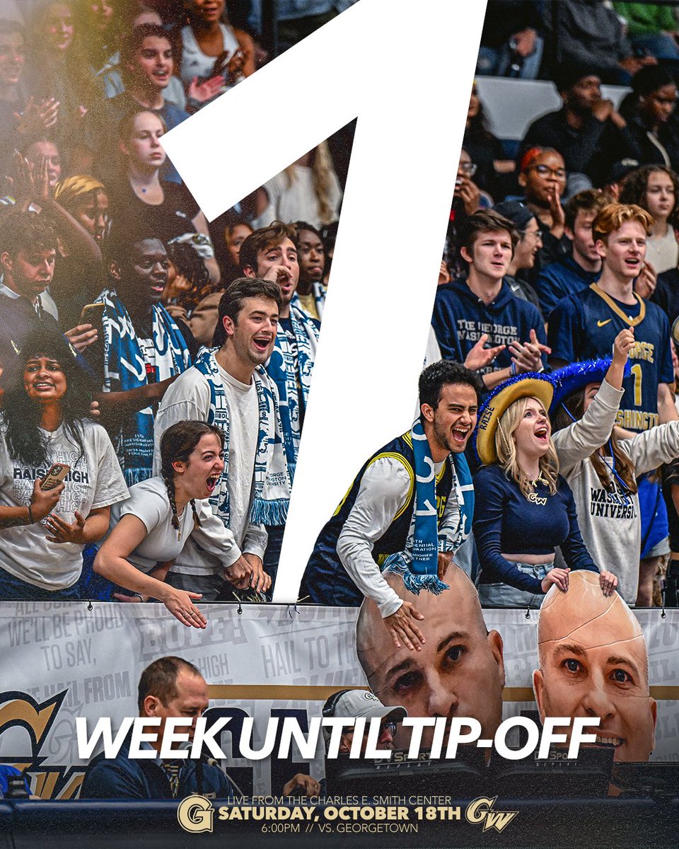 7 days from right now.

Get your 🎟️ before they're gone: ticketmaster.com/george-washing…

#RaiseHigh