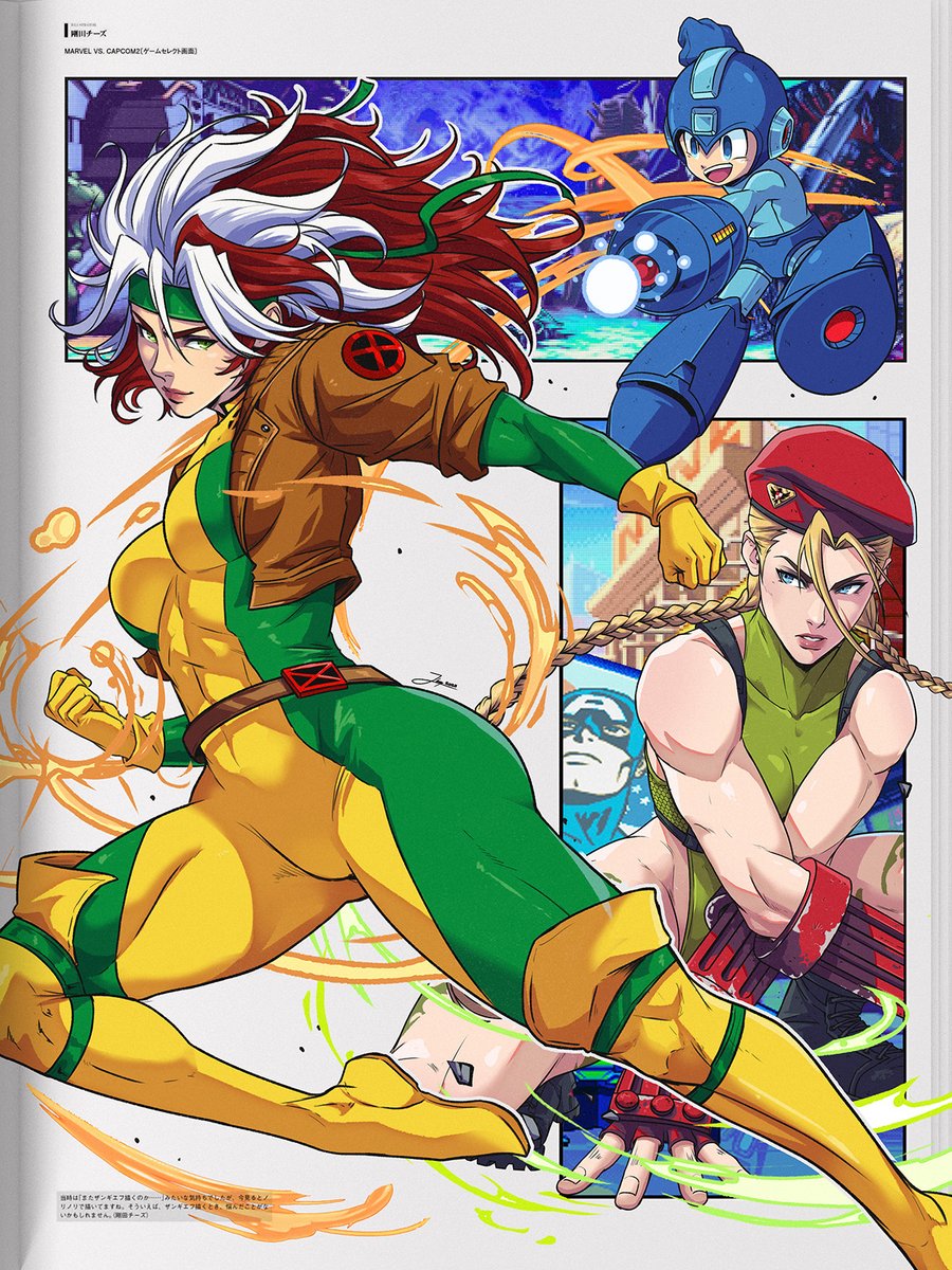 jhonyknight's tweet photo. Capcom art! https://t.co/oxL3x73v8o