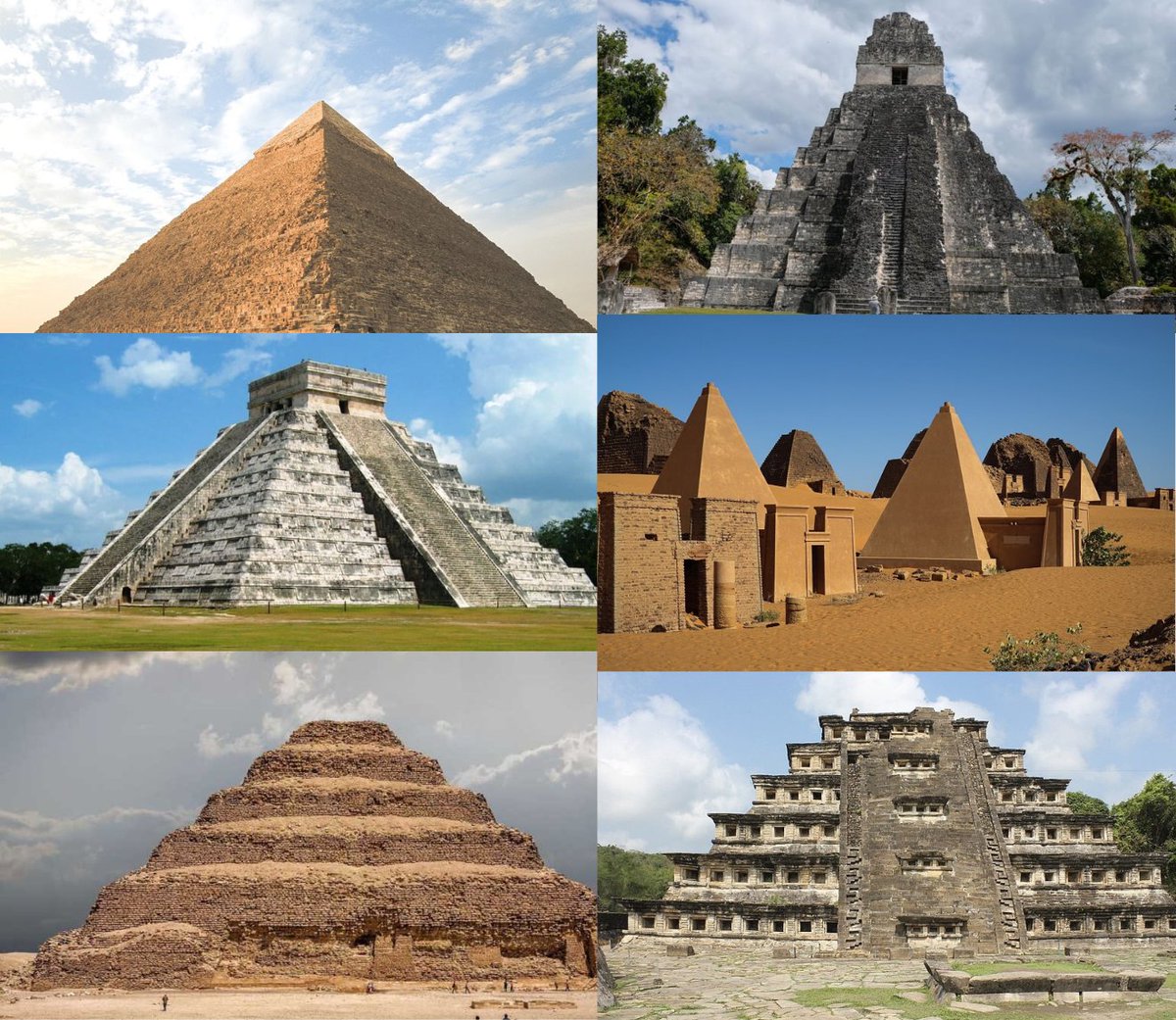 HistContent's tweet image. Why did every ancient culture build pyramids?