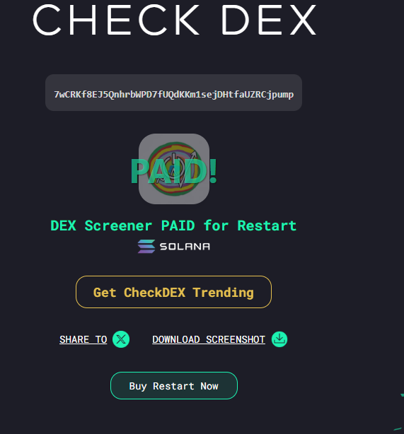 DEX is paid for now, time to restart the trenches.