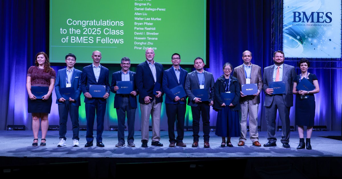 BMESociety's tweet image. 🎉 The excitement continues at the BMES Annual Meeting! Each session sparks new ideas and collaborations that drive biomedical engineering forward.
#BMES2025 #biomedicalengineering #bme