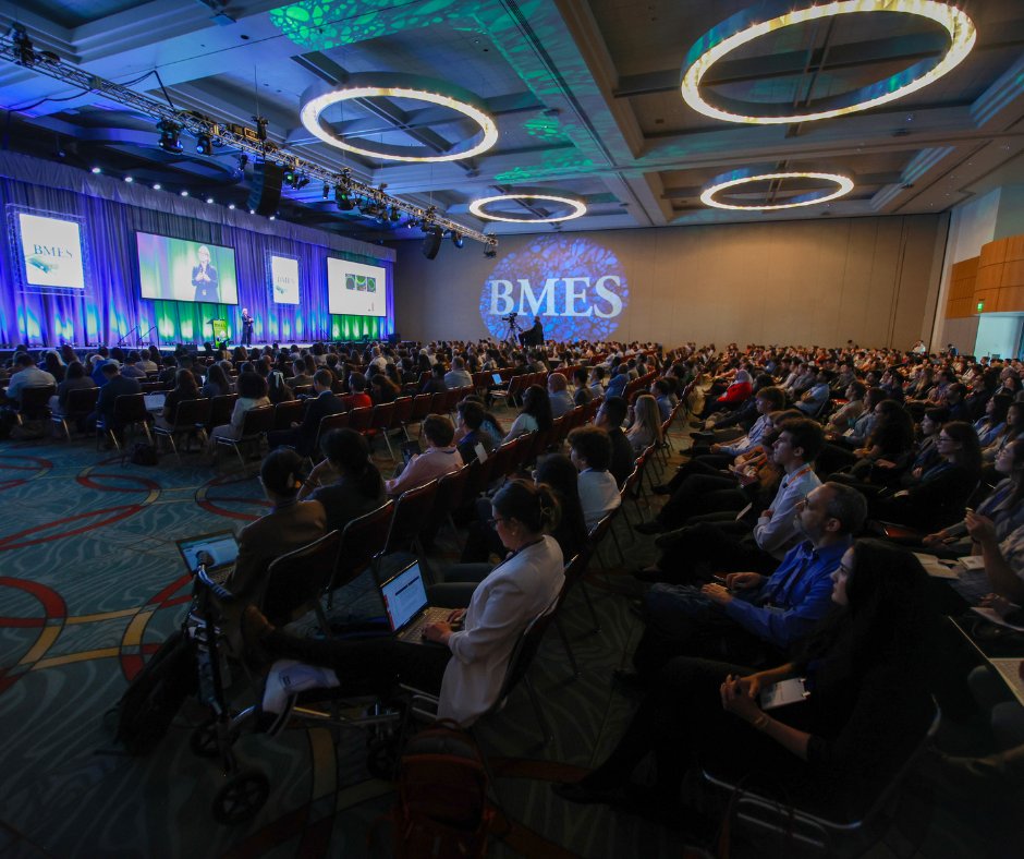 BMESociety's tweet image. 🎉 The excitement continues at the BMES Annual Meeting! Each session sparks new ideas and collaborations that drive biomedical engineering forward.
#BMES2025 #biomedicalengineering #bme