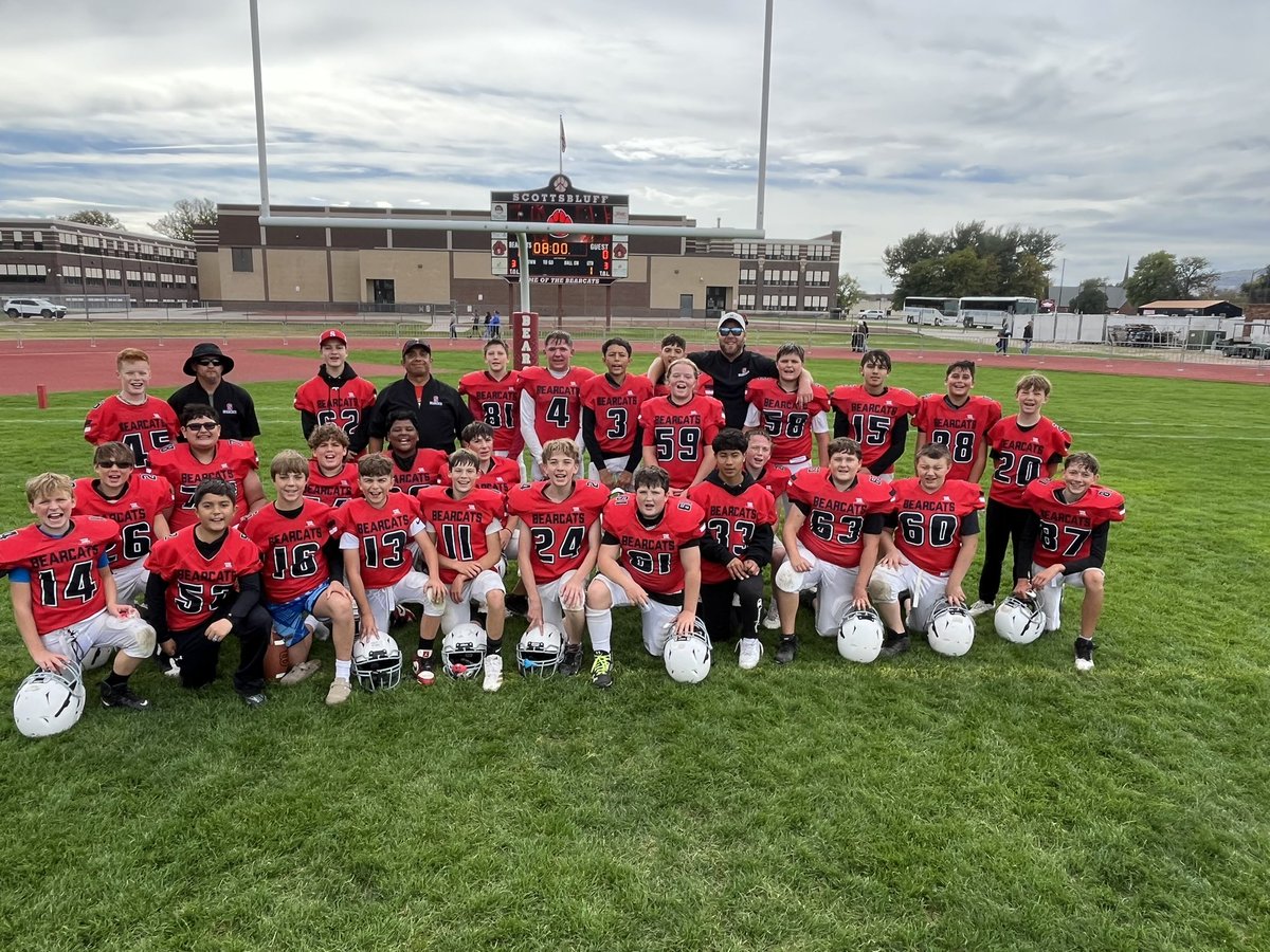 Congrats to the 7th and 8th grade football teams!!  Both teams went undefeated during the season!!  Great job Coaches and Athletes!!