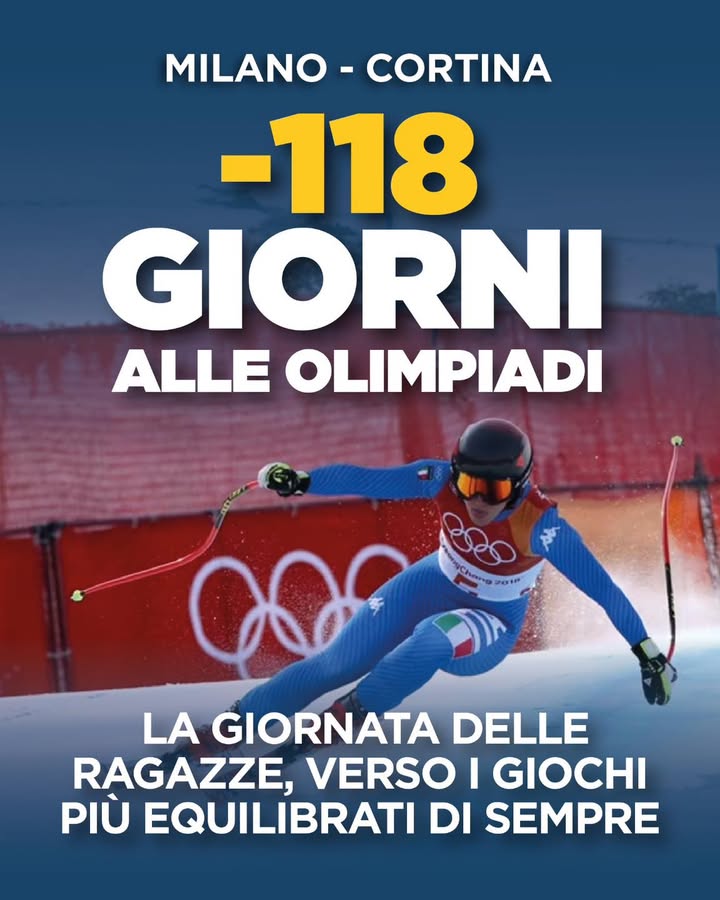 LegaSalvini's tweet image. –118 GIORNI ALLE OLIMPIADI: RECORD DI ATLETE IN GARA

Le Olimpiadi e Paralimpiadi 2026 segneranno un nuovo traguardo per lo sport e per il Paese: saranno i Giochi più equilibrati di sempre, con piena parità di genere e un numero record di atlete in… facebook.com/50315025116667…