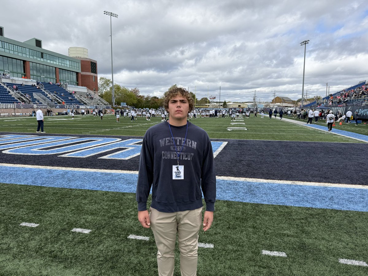 Had a great time watching Rhode Island vs UNH today. Excited to get back up on campus soon! <a href="/CoachFlanaganRI/">Mike Flanagan</a> <a href="/Drake_Jackson52/">Drake Jackson</a> <a href="/CoachDelasoudas/">Sebastian Delasoudas</a> <a href="/CoachRMcCormack/">Ryan P. McCormack, Director of Scouting</a> <a href="/coachflem/">Jim Fleming</a>