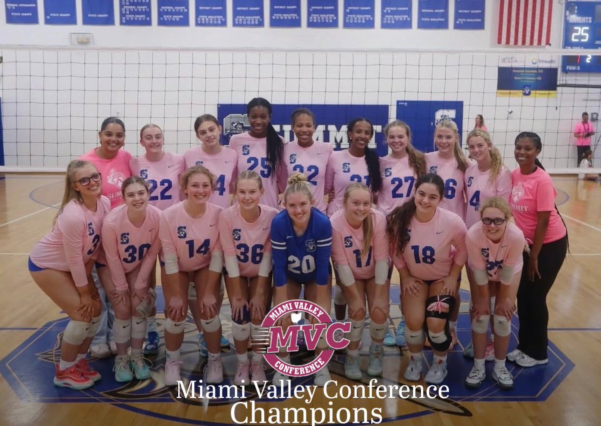 Summit earns their first Miami Valley Conference title since 2016, the fourth title in program history.

They finish as Co-Champions with CHCA after finishing with identical records in conference play and splitting the season series.

#GoKnights⚔️
