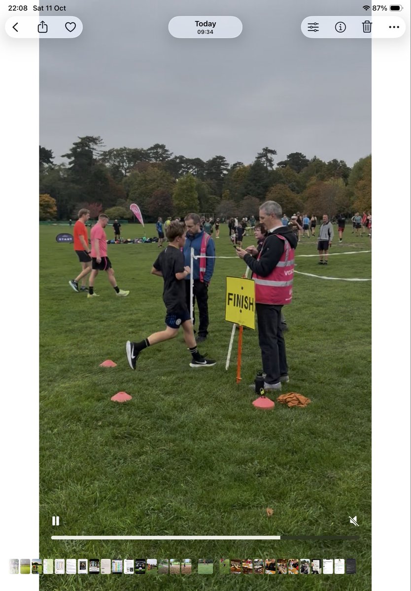 HamblePhil's tweet image. Really proud of Luke today. No football game today so decided to do a Parkrun after a couple of years away. 

Fantastic taking over 2 mins off his PB and no complaints either as looked relaxed.  Great to see his core fitness continues to improve for his football.