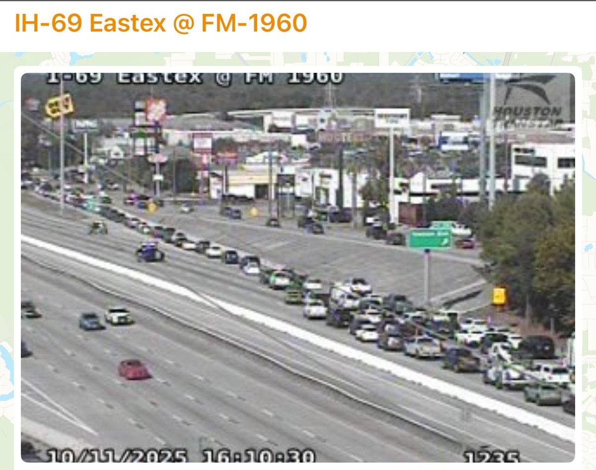 HCSO_TerryGarza's tweet image. Traffic alert:  IH-69 Eastex Freeway NB at Townsen, major crash involving 4 vehicles.  Complete freeway closure.  First responders are on scene.  Avoid the area or find an alternate route.  @HCSOTexas @SheriffEd_HCSO @TxDOTHouston @houstontranstar @HCSO_SSB