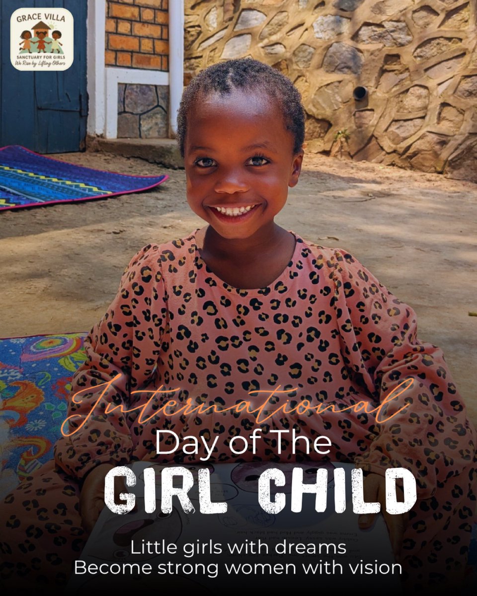 GraceVillaUg's tweet photo. Dear brave girl. 
We see you! Yes you can. 
The world is waiting for your voice, your brilliance, your grace.
Happy Day of the Girl Child! 🫶🏽

Love, the Grace Villa family. 
https://t.co/mOoylx2ONv 
#DayOfTheGirl #GraceVillaKabale https://t.co/VSa1jbThxg