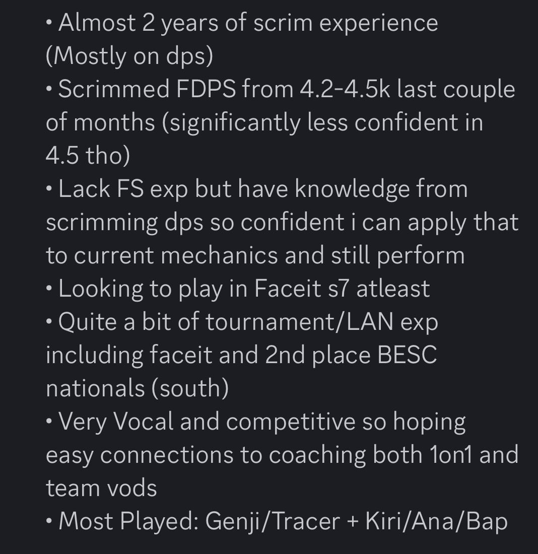 BigBoyRux's tweet photo. LFT | FDPS or FS | EU PC | OPEN FACEIT LEAGUE (4.2-4.5) https://t.co/GErt9V2BiC