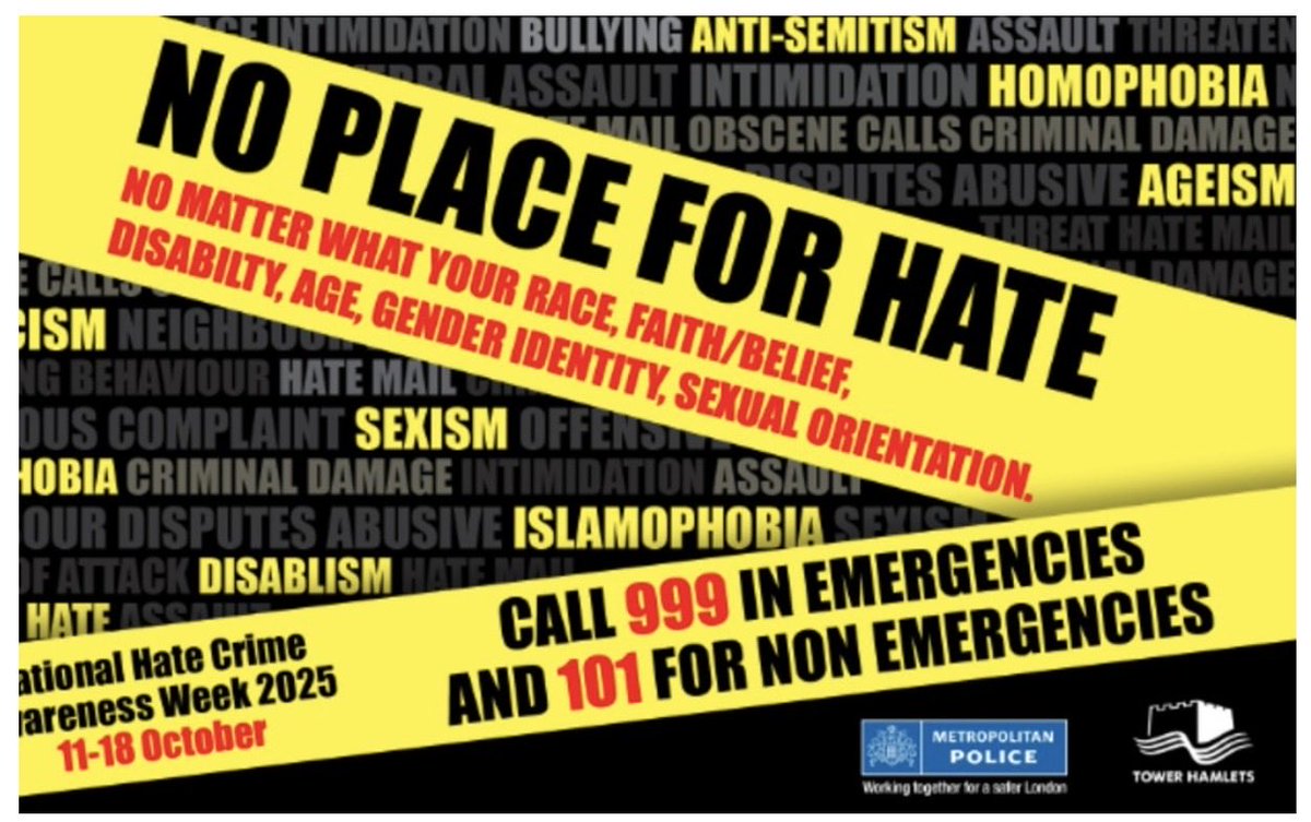 Poster has been corrected to include anti-semitism which was left off by <a href="/TowerHamletsNow/">Tower Hamlets Council</a> <a href="/AspireParty/">Aspire Party</a> &amp; <a href="/LutfurRahmanTH/">Lutfur Rahman</a> … mistake? You decide. 🇳🇮🇬🇧
