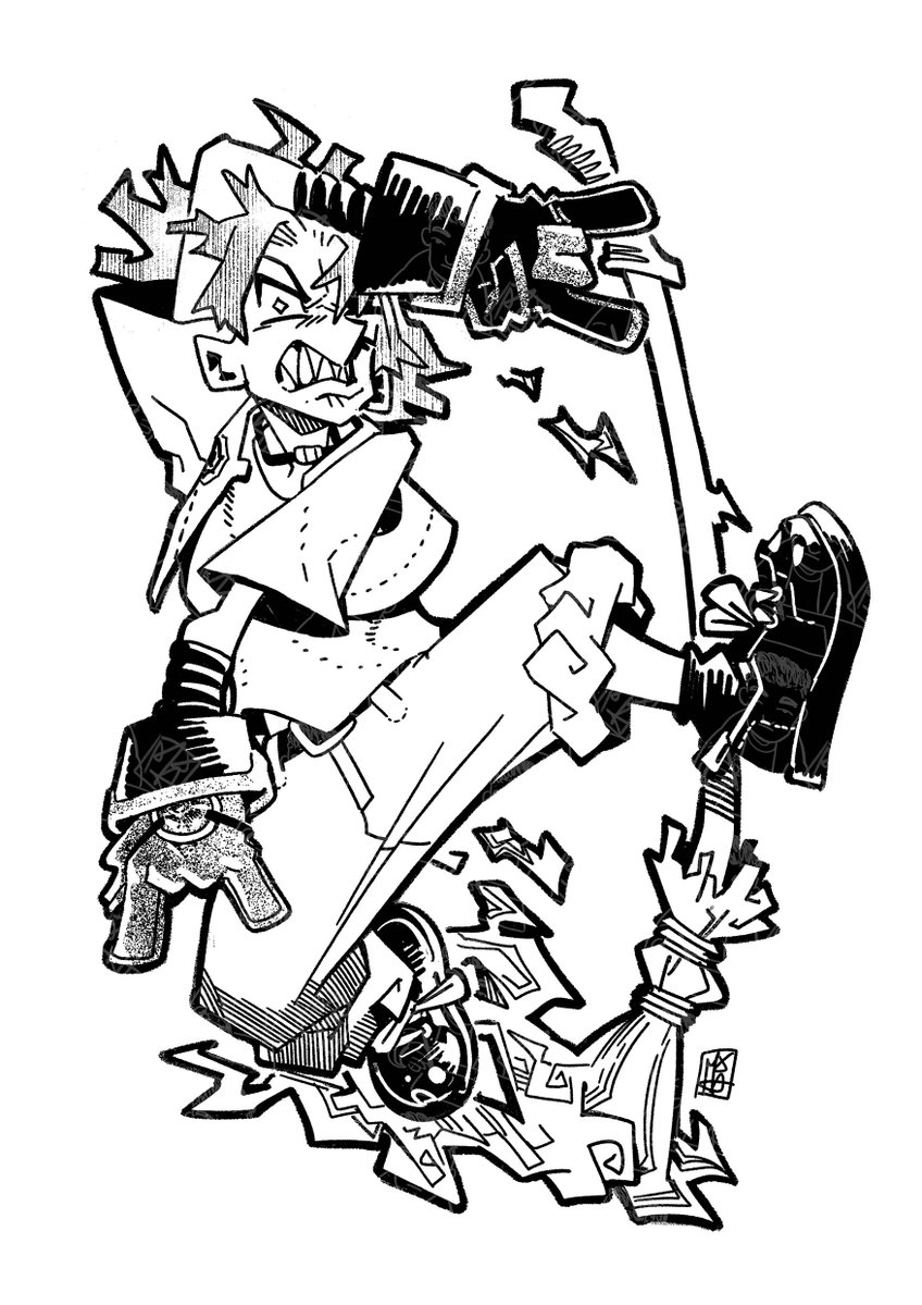 Rudo Street Cleaner 🇮🇹🚯
#ガチアクタ  #gachiart