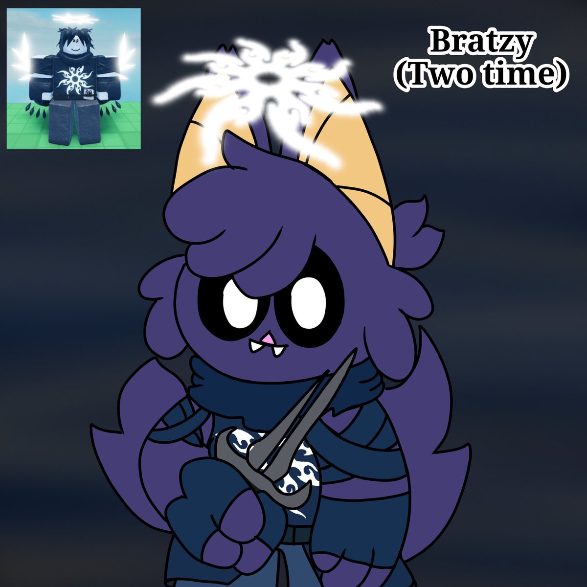 Bratzy como el superviviente Two time
#SmilingCrittersoc #Forsaken #forsakentwotime #forsakenart