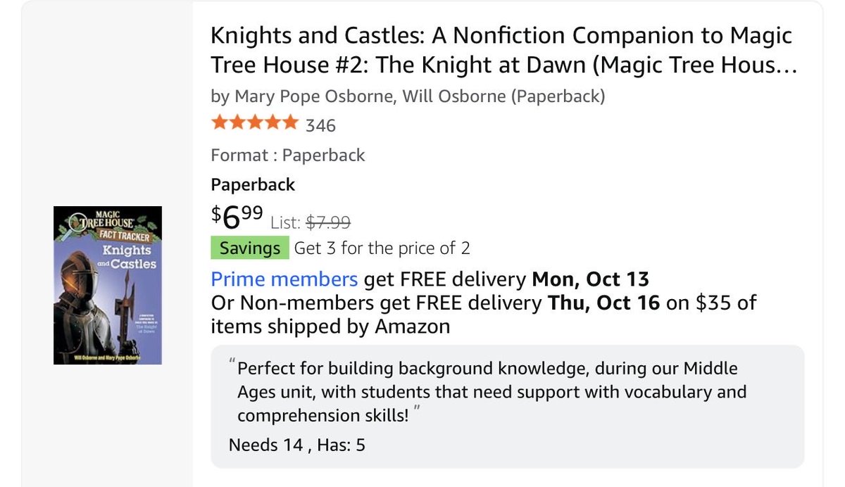 Teach_WA's tweet image. Oh! Three more have been donated!! Yay!! 🎉🎉 B2G1 free! amazon.com/hz/wishlist/ls…