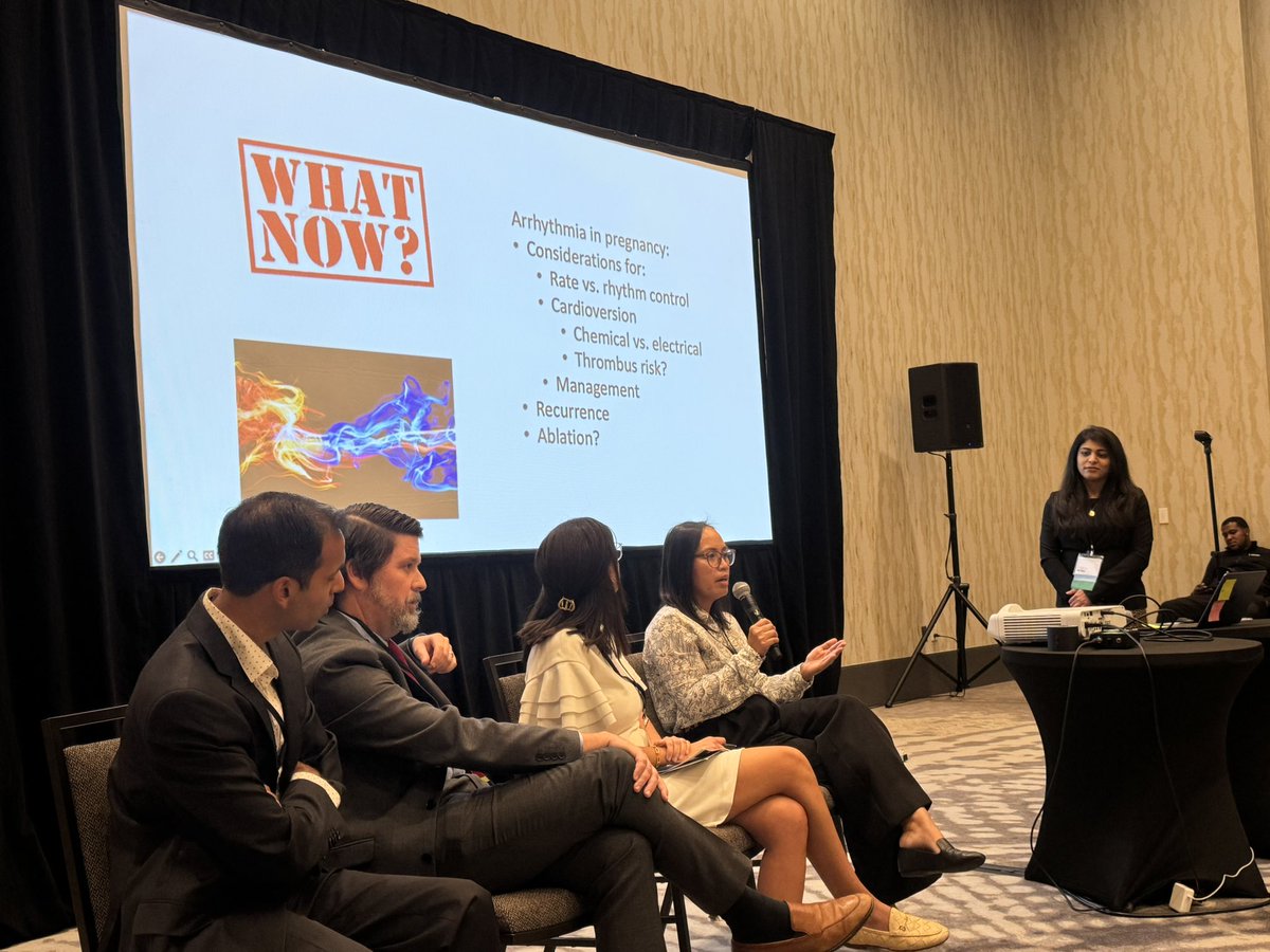 DrKBSalc's tweet image. Great discussion about managing patients with Fontan physiology during pregnancy led by @AaminaShakir @valeriaduarteMD @AngelineOpina and moderated by @DrPeterTX #TCACC25 @TexasChildrens #ACHD