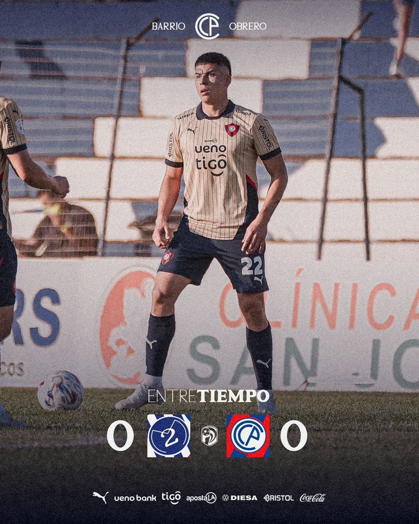 ##TorneoClausuraAPF🏆🇵🇾
      #Fecha16
#FinalDelPrimerTiempo 

2 de Mayo 0-0 Cerro Porteño

#UnChiquiDeDeportes...