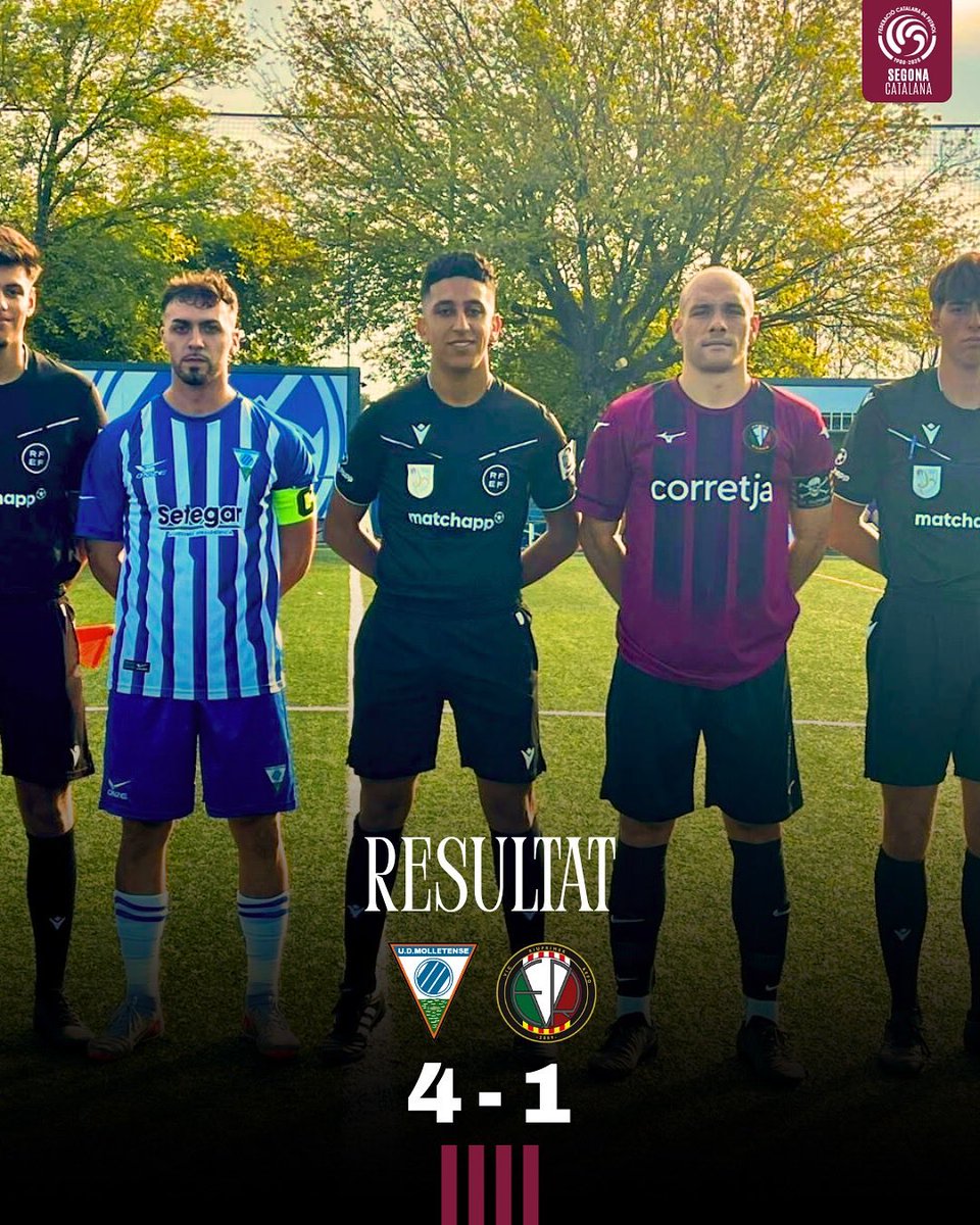Vic Riuprimer REFO (@vicriuprimer) on Twitter photo 𝗥𝗘𝗦𝗨𝗟𝗧𝗔𝗧 | Senior “A”
🏆 Segona Catalana Grup 2 J ornada 4
<a href="/udmolletense/">U.D. MOLLETENSE</a> 4 - 1 Vic Riuprimer Refo
⚽️ Viver
#SomhiVicRiuprimerRefo 🔴⚫️ #JuntsUnEquip #2cat2 #VicActivat #Osona 𝗥𝗘𝗦𝗨𝗟𝗧𝗔𝗧 | Senior “A”
🏆 Segona Catalana Grup 2 J ornada 4
<a href="/udmolletense/">U.D. MOLLETENSE</a> 4 - 1 Vic Riuprimer Refo
⚽️ Viver
#SomhiVicRiuprimerRefo 🔴⚫️ #JuntsUnEquip #2cat2 #VicActivat #Osona