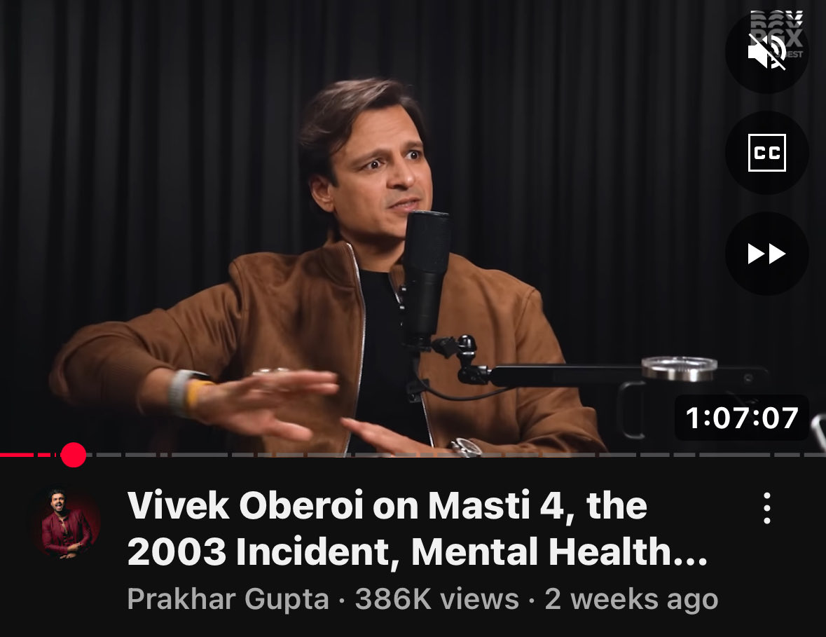 nowitspk's tweet image. Just watched @vivekoberoi on @prvkhvr’s podcast, found it really enlightening. Didn’t know Vivek Oberoi was this intelligent. He spoke with so much clarity. Gonna QRT some of the takeaways.