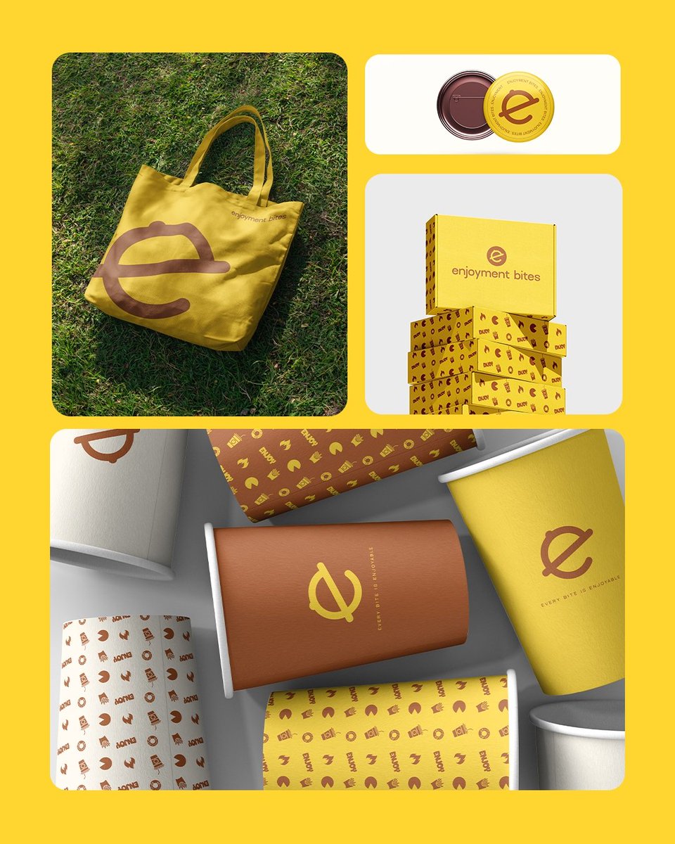GlimpseTwice's tweet image. Brand Identity for enjoyment bites
