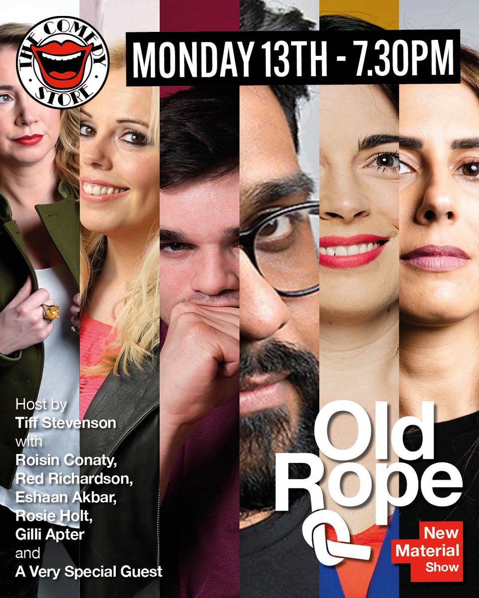 rope_old's tweet image. Monday! 

Look at this bill 

london.thecomedystore.co.uk/event/old-rope
