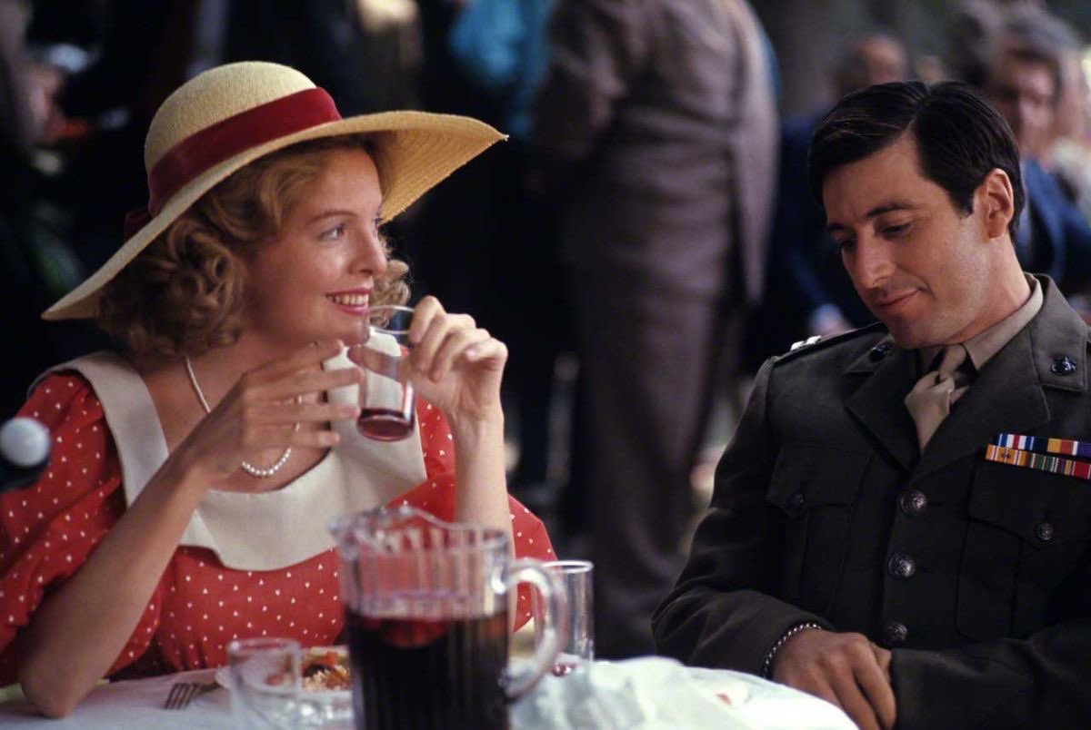 bestofpacino's tweet image. “Me and Diane, we go together like two straws and a Coke.”

Al Pacino’s commentary on the archival photo in his memoir
