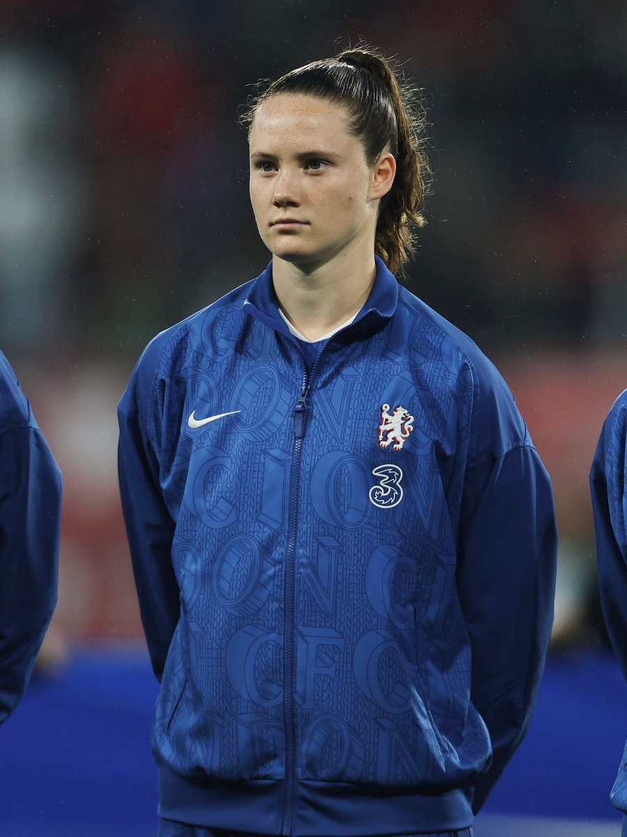 CFC__Women's tweet image. Veerle Buurman on the high praise from Captain Millie and Sonia during the #UWCL pre-match press conference:

🗣️ “I&apos;m glad they see it that way too. The minutes I’ve had in the league have gone well. Yes, the competition is fierce, but I have to face it in training. You go from…