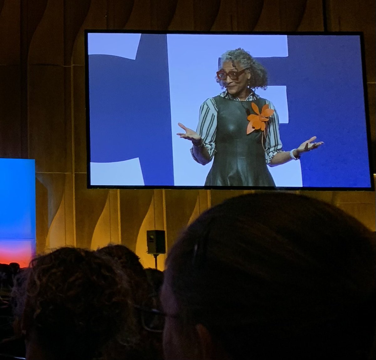 nutricooking's tweet photo. FNCE Opening Session keynote Carla Hall— the food we cook says, “This is who I am.” #eatrightpro #rdchat  #FNCE https://t.co/XIwWVwpsfm