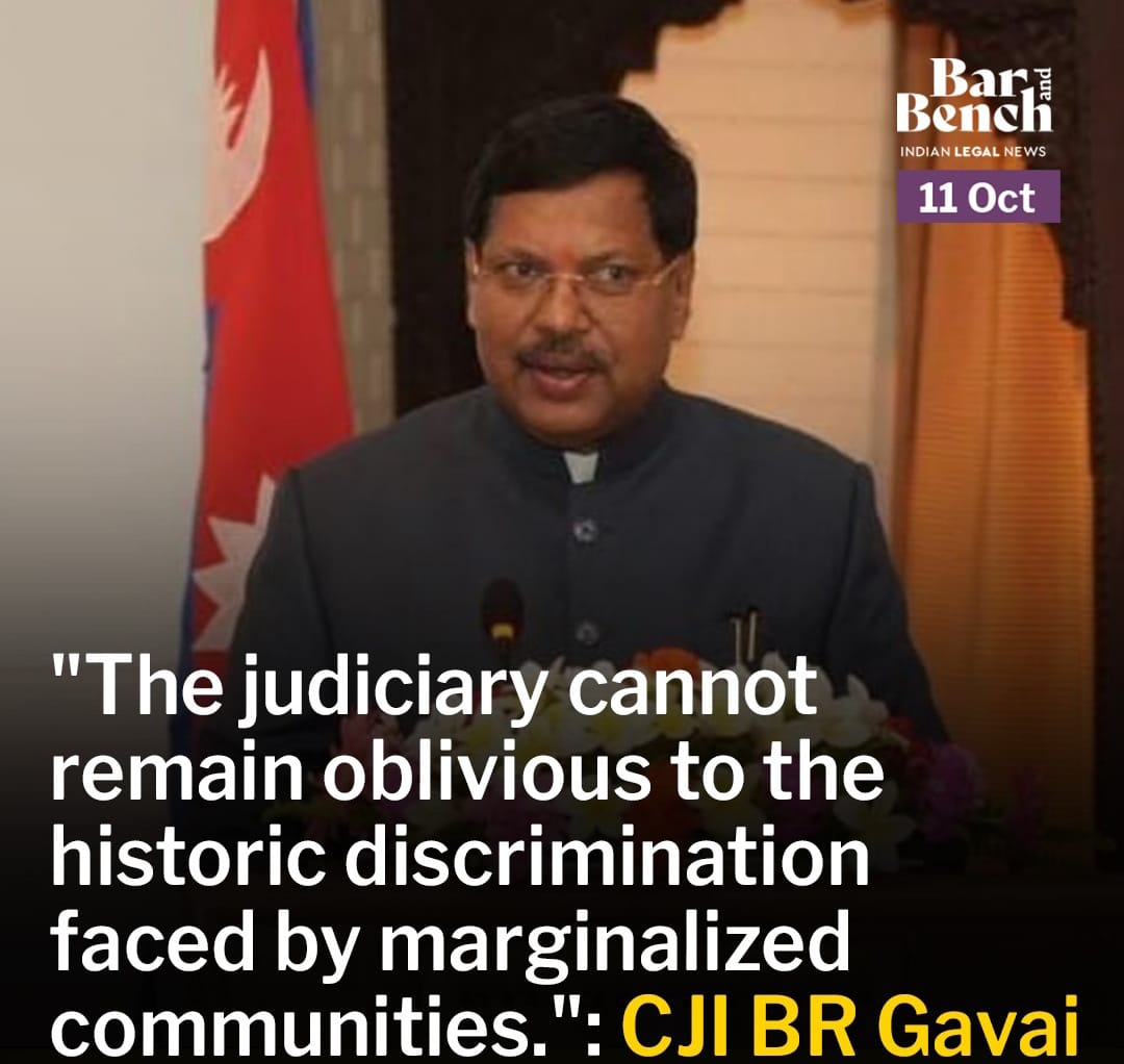 garvit_sethii's tweet image. Even after being the son of a man who was an MLA, MP, and Governor of three states, Gavai still speaks of “oppression, suppression, and discrimination.”

With the SC/ST Act being blatantly misused, more than 50% reservation (even higher in some states), and lakhs of crores…