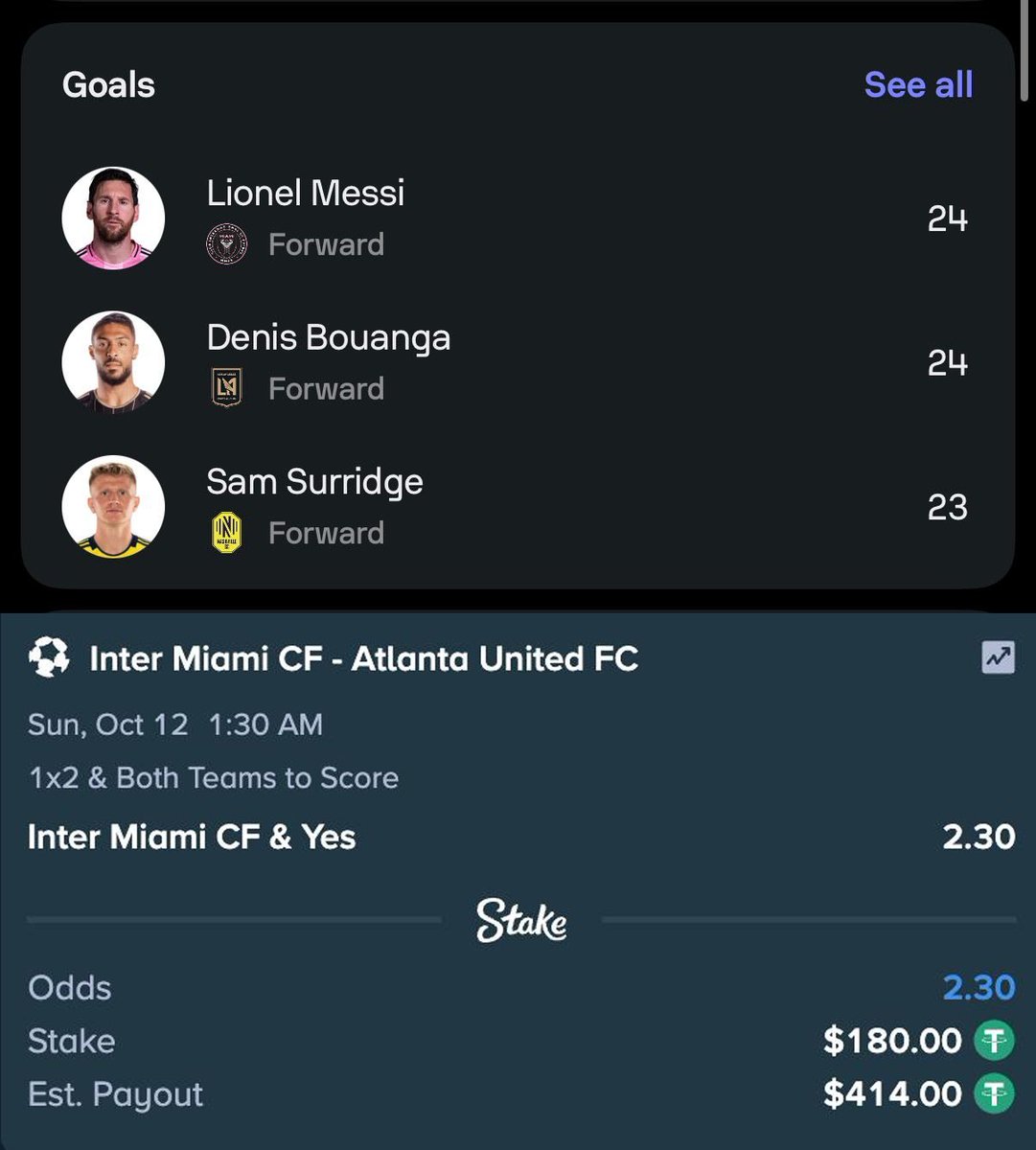 TouchlineX's tweet image. 🚨 BREAKING: Lionel Messi HAS TO score against Atlanta to secure the goalscoring lead in MLS. 👀

He is playing his LAST home match with Jordi Alba and Sergio Busquets tonight. 🥹