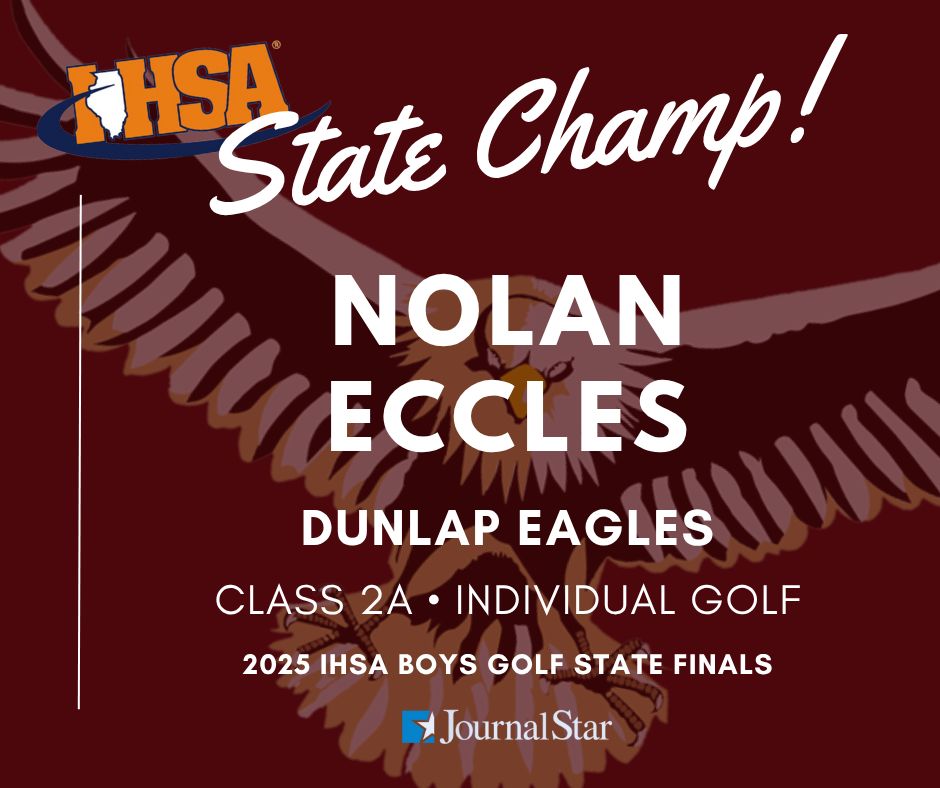 CONGRATS to Dunlap's Nolan Eccles on winning the IHSA Class 2A boys golf championship! 

All the trophy winners and medalists here: pjstar.com/story/sports/h…