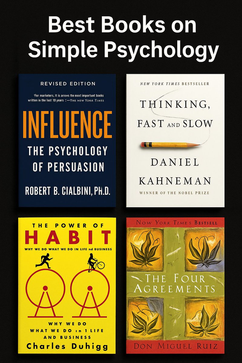 1Bookism's tweet image. Best Books on Simple Psychology :
