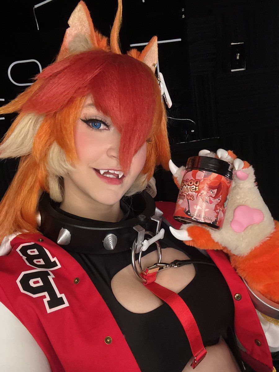DivinexIvy's tweet photo. Doggystyle means I get a treat after, right? 👀 🦴 
You must be fiendish if you haven’t grabbed that doggystyle @GamerSupps yet

@Buffpup_ @VChiban 

Full cosplay reveal incoming ✨ 

#Buffpup #Gamersupps #vchiban #gamersuppspartner #ggpartner https://t.co/d6zNTuNEvE