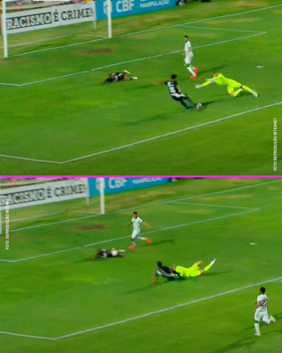 TNTSportsBR's tweet image. OLHA A CHANCE QUE PERDEU A PONTE PRETA NO CLÁSSICO CONTRA O GUARANI! 🤯😳 Artur tinha o gol aberto para ampliar a vantagem da Ponte no clássico, mas acabou acertando o Toró que estava caído... #FutebolBrasileiro