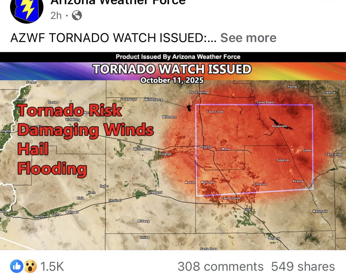 benhockey's tweet image. While #WxTwitter is arguing fair use case law for 30 seconds between a weather streamer and gaming streamer, the Master General of Arizona is at it again! 🙃😬🤪