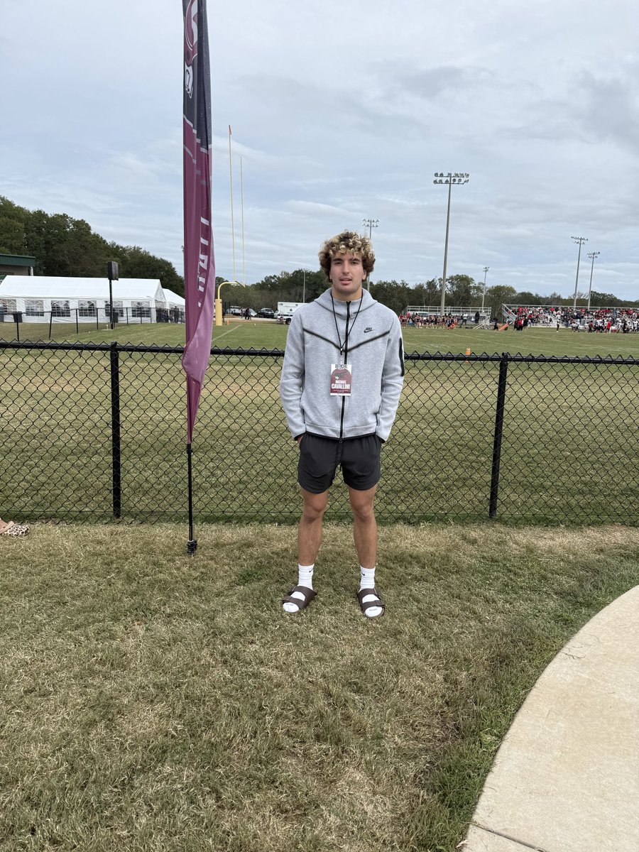 Had a great time at Erskine today! Thank you <a href="/FleetFB/">Erskine Football</a> and <a href="/icoachfb/">Christopher Williams</a> for the gameday invite!!