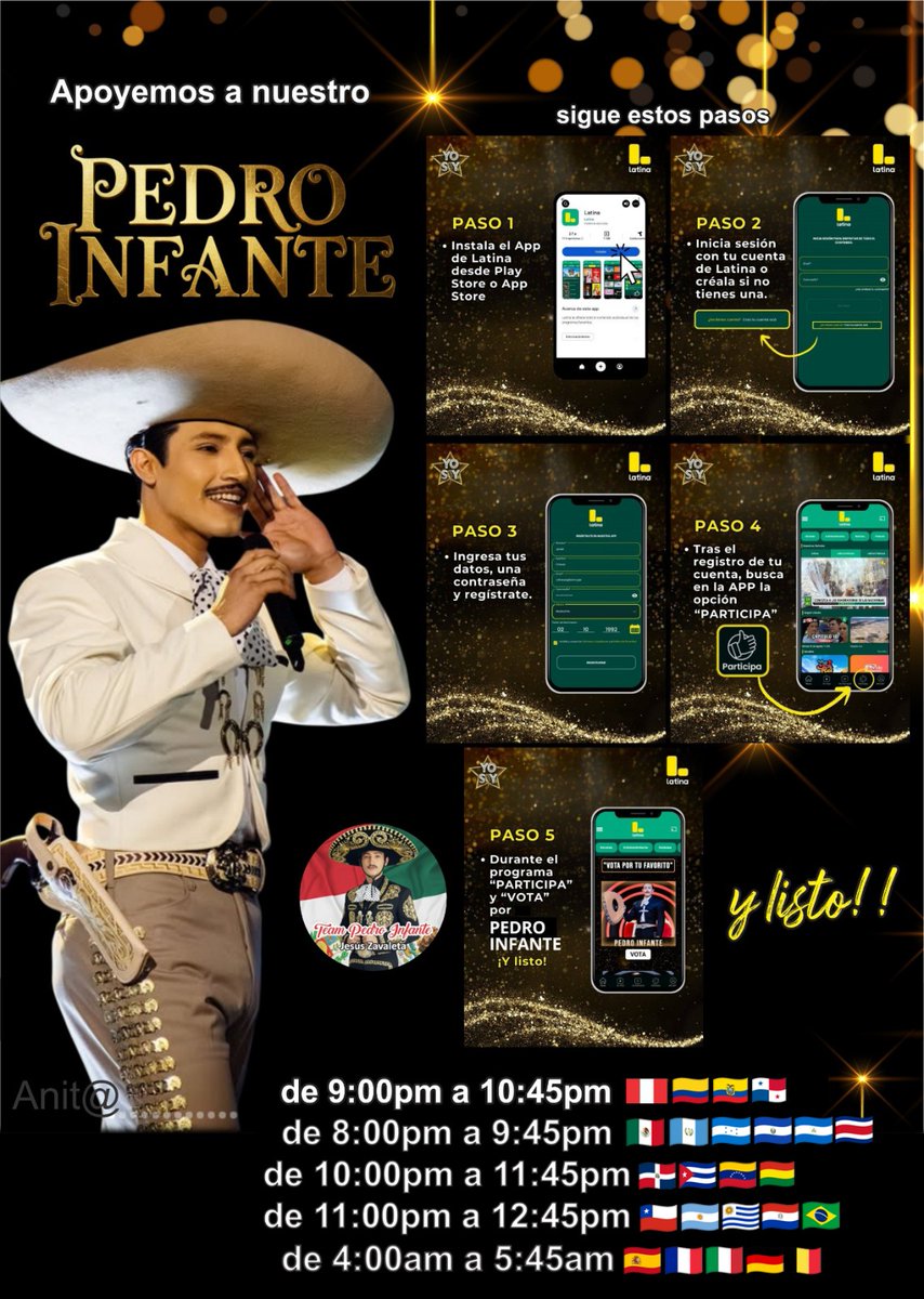 TeamJZavaleta's tweet photo. 🔥🔥🔥 ¡GRAN FINAL HOY! 🔥🔥🔥
❤️ APOYEMOS A PEDRO INFANTE ❤️
📲 App LATINA → Participar → PEDRO INFANTE
🕘 Desde las 9 PM 🇵🇪
⚠️ ¡NO retrocedas al votar!
✨ ¡Hagamos historia juntos, FAMILIA! ✨
💪 ¡VAMOS CON TODO, EL TRIUNFO ES DE PEDRO INFANTE! 💪 https://t.co/Mfiwq4E4Uf