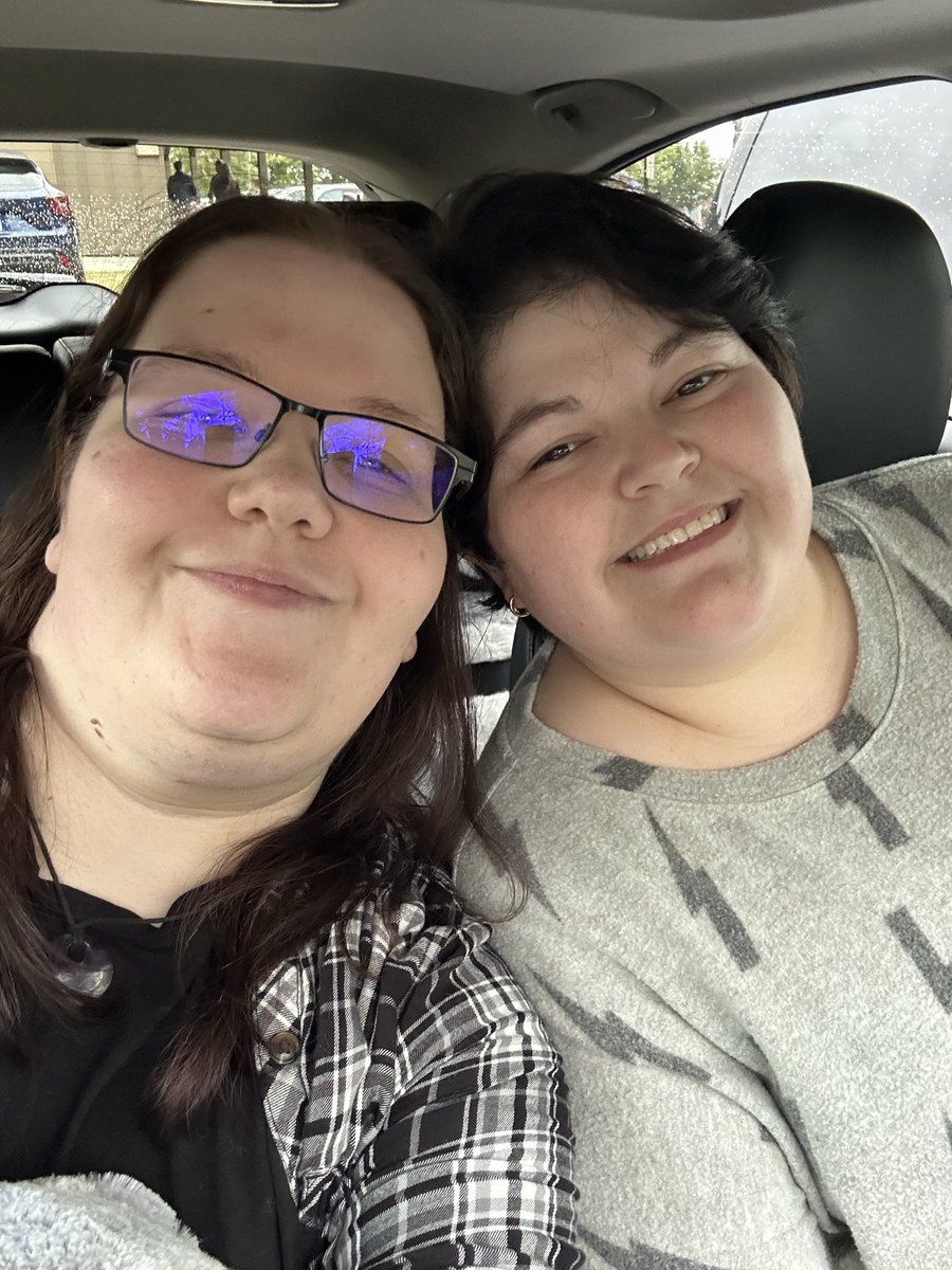 Inkless_Quills's tweet photo. Weekend with the bestie because we’re both 1 minor inconvenience away from a 2 for 1 grippy-sock vacation.
So far we’ve spent too much time and money in Cracker Barrel and a book store (she wouldn’t let me buy the hat 😢) but we both agree this was much needed time together 💜 https://t.co/MH2DmYbL4K